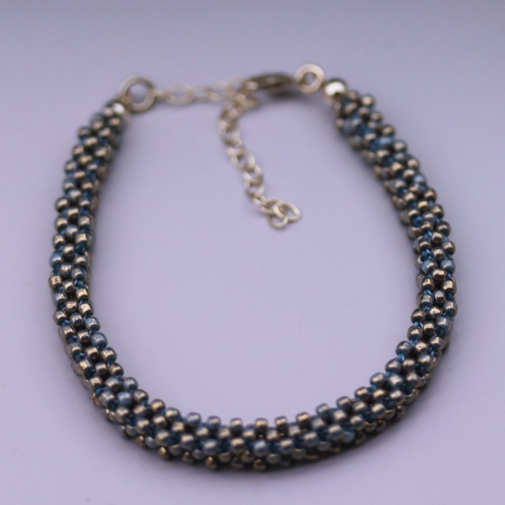 Hand Beaded Bracelet Women- Bead Bracelet- Beaded Jewelry- Seed beaded Bracelet - Picture 10 of 11